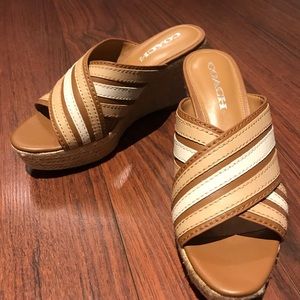 COACH Florentine wedge sandal